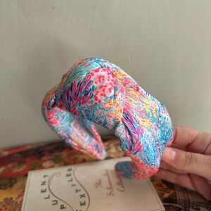 Lilly Pulitzer Colorful shell knot Headband   New